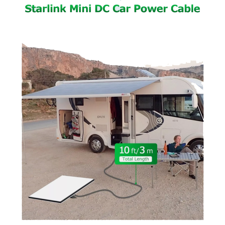 Cable para Starlink MINI - Encendedor Auto 12V/24V