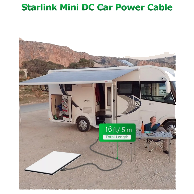 Cable para Starlink MINI - Encendedor Auto 12V/24V
