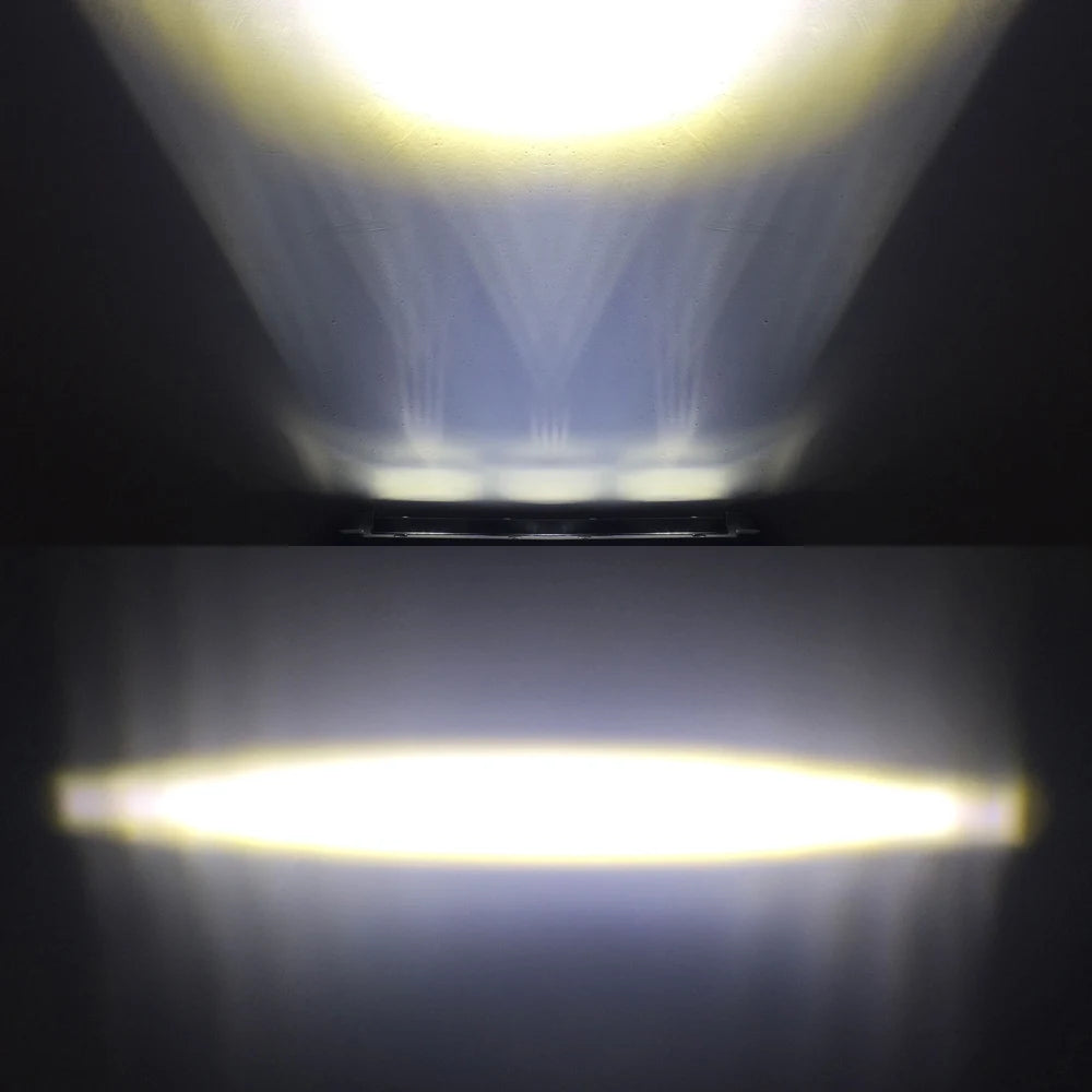 Barra LED 7D Ámbar Y Blanco Driving Beam de 20”