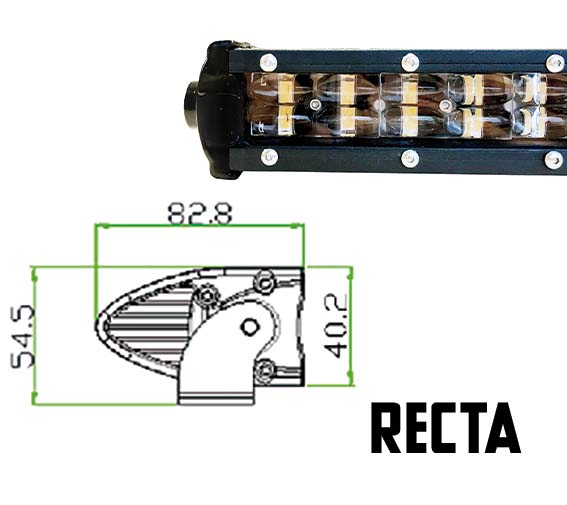 Barras LED 6D DUAL Curvas y Rectas