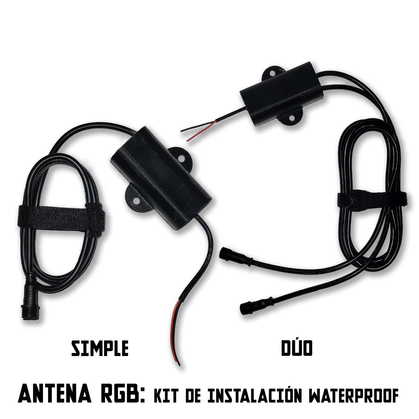 Antenas LED Luminosas Linea RGB