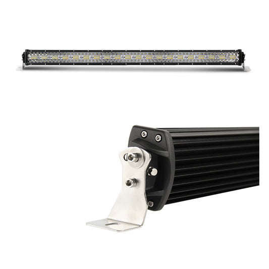 lCon a Barra Mas Versatil del Mercado Domina Cualquier situación. Luz continua y función estrobo En Ambar o Blanco. Ideal para equipar tu 4x4 Resistencia IP67.