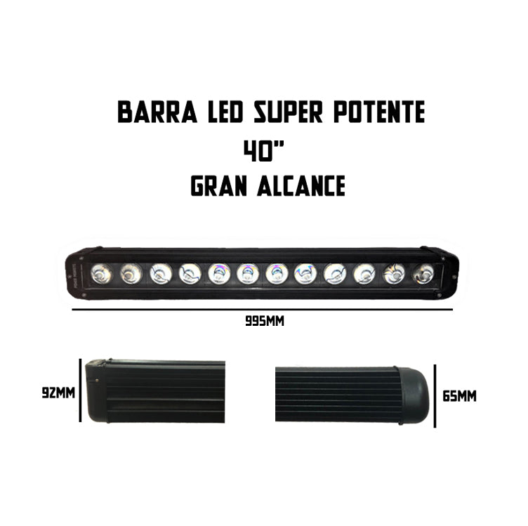 Barra LED Super Potente de Gran Alcance