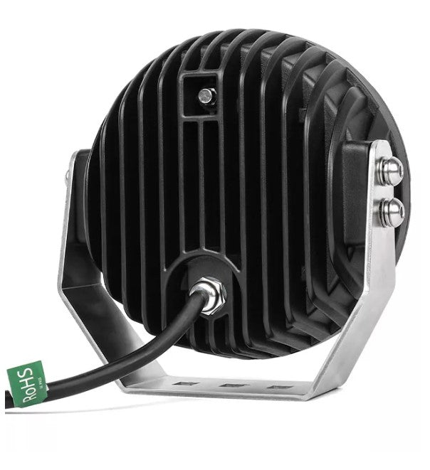 Faro LED Redondo con DRL Blanco+Ámbar de 7"