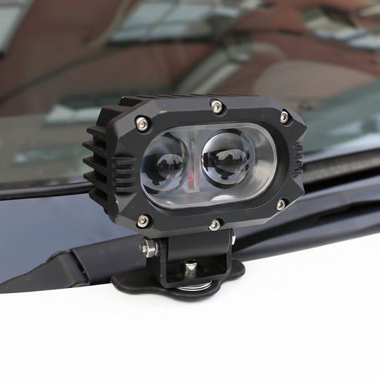 Combo Capot Par de faros LED 2,5" + Soporte para Capot + Kit Instalacion