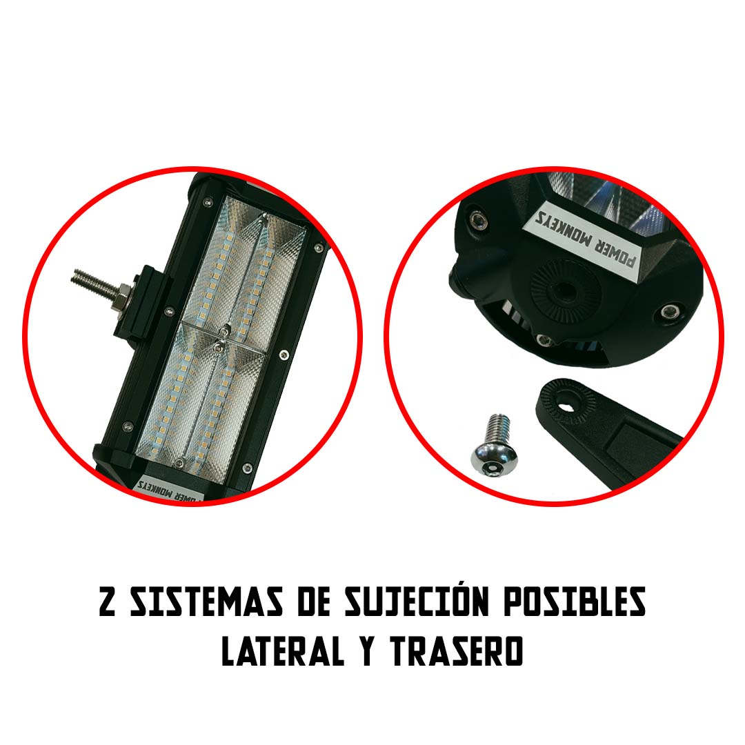 Faro LED 12D Recto de 7"