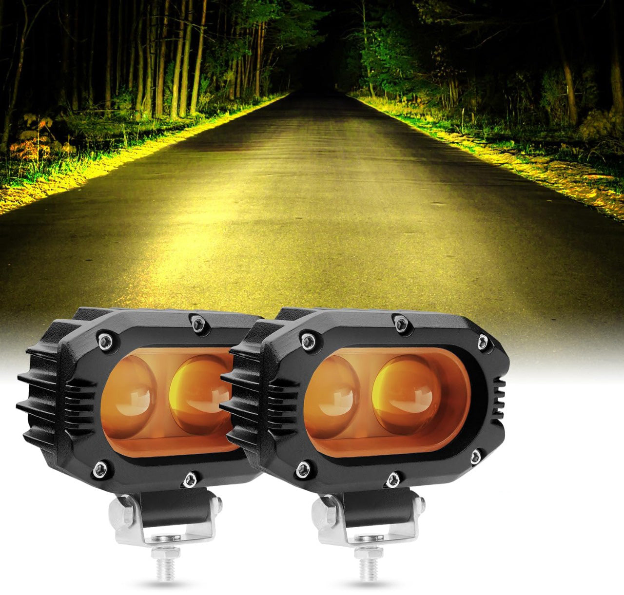 Faros LED Rectangular 2,5" Spot