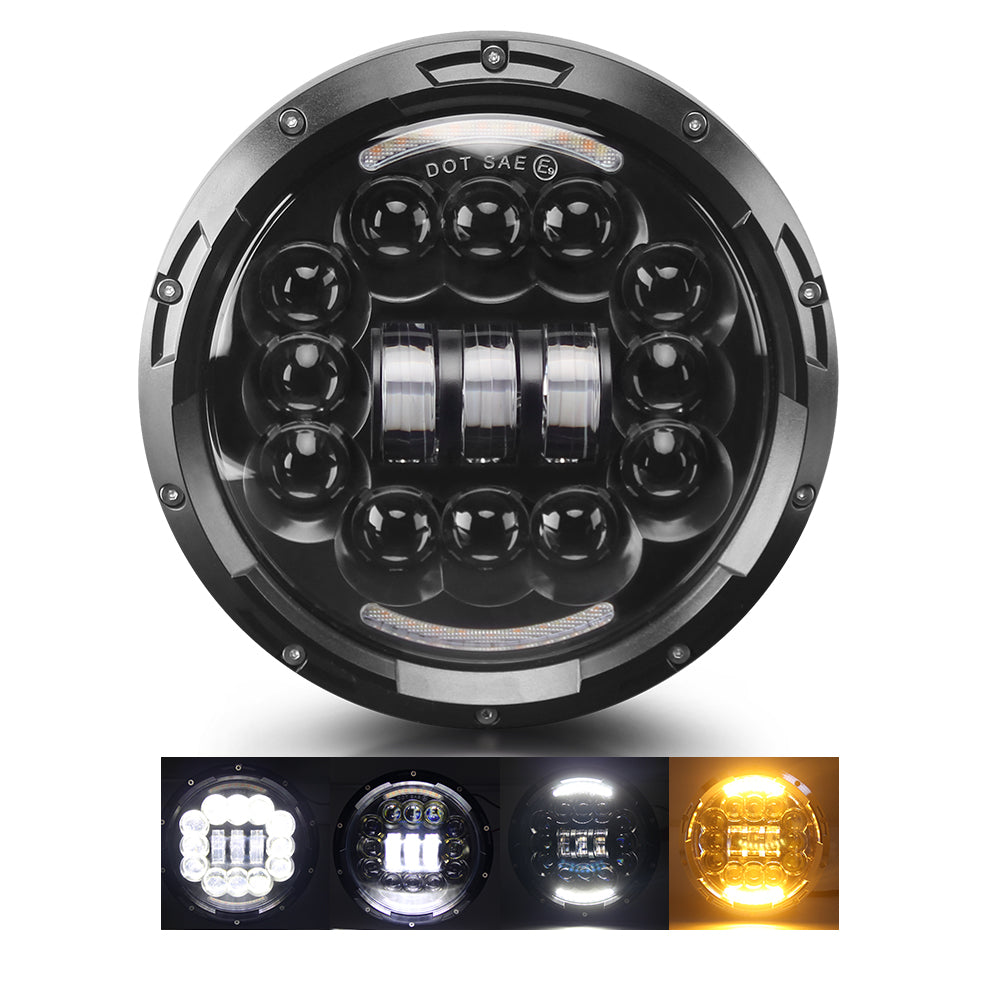Kit Par de Faros LED delanteros Jeep Wrangler 7"