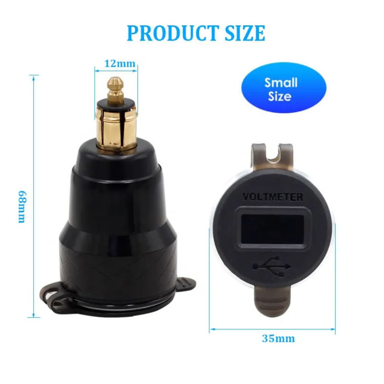 Cargador USB-C 30w+Qc3.0 18w (Carga Super Rápida). Adaptador Moto, Bmw, Ducati, Ktm, Triumph