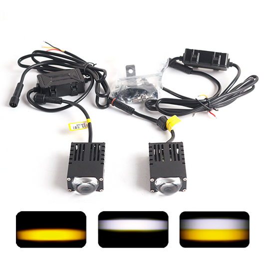 Proyector BI LED GR1 Luz Blanca y Ámbar