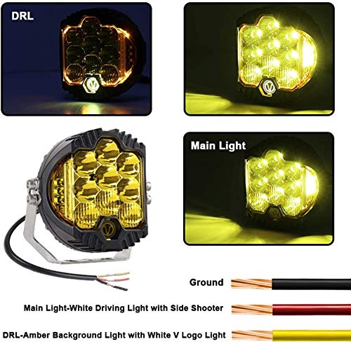 Faros LED SIDE 5" con DRL