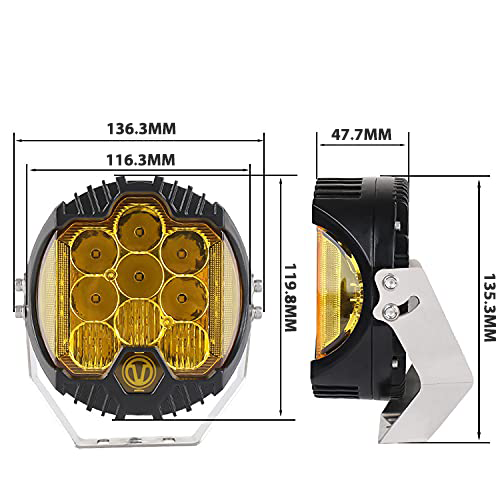 Faros LED SIDE 5" con DRL