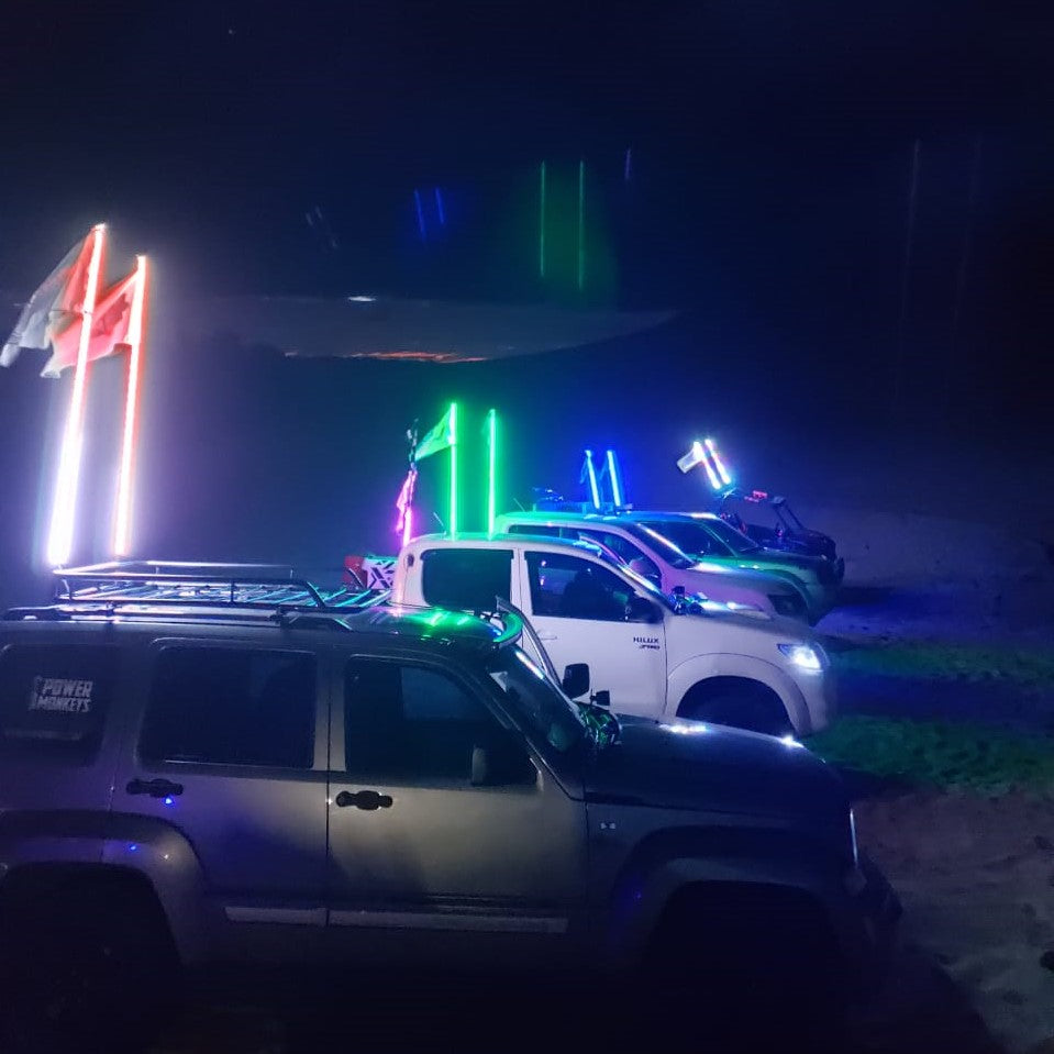 Antenas LED Luminosas Linea RGB
