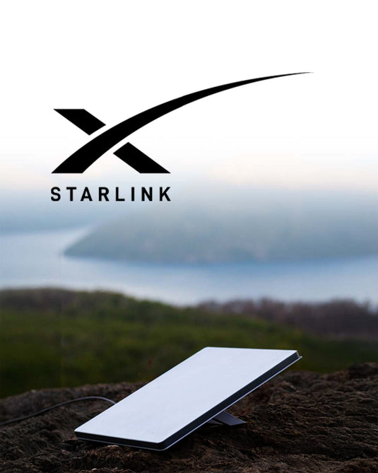Los Accesorios Que necesitas Para tu Antena Starlink. Fuentes Elevadoras, Cables Adaptadores, Soportes Magnéticos y de Sopapa, y Bolsos para Transportar todos tus Accesorios.