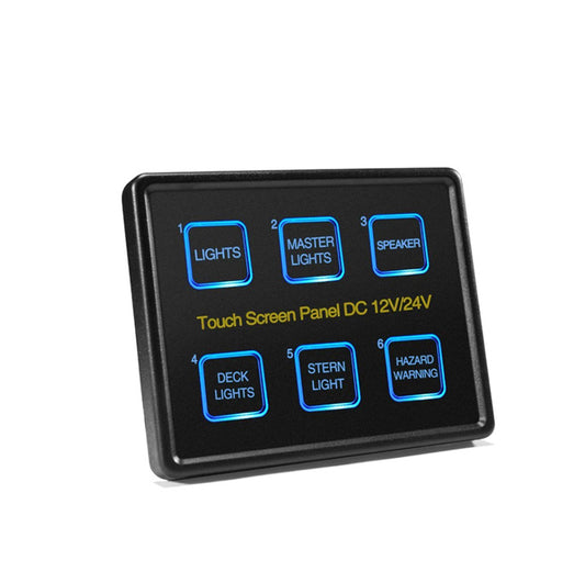 Tablero Touch de 6 Teclas Personalizables Nautico