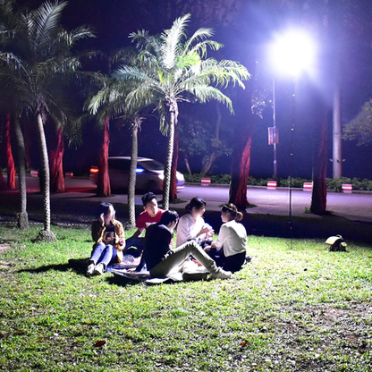 Farol LED  5 metros con control remoto. Iluminación cenital potente de 12V para camping, pesca y 4x4. Incluye bolso de transporte y estaca.