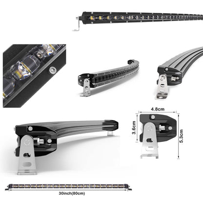 Barras LED 6D Ultra Slim [Curvas y Rectas]