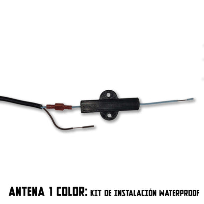 Antenas LED Luminosas Color AZUL