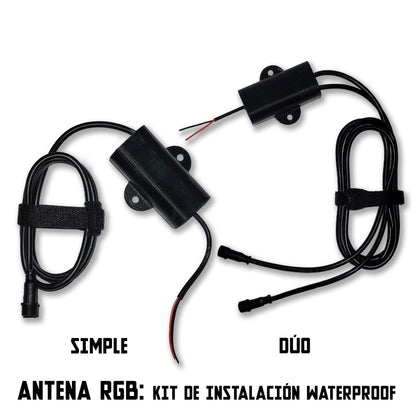 Antenas LED Luminosas Linea RGB