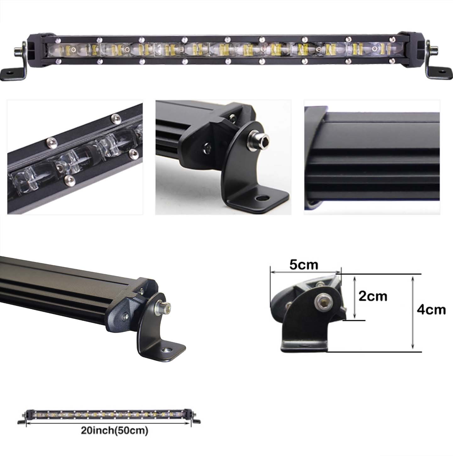 Barras LED 6D Ultra Slim [Curvas y Rectas]