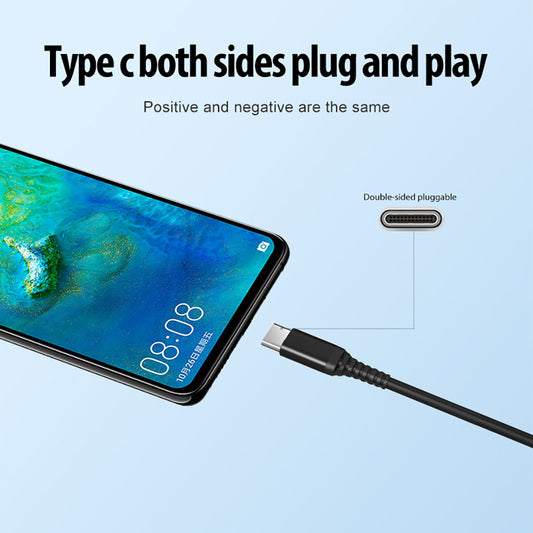 Cable USB C a C 2 Metros 3Amper Carga Super Rápida