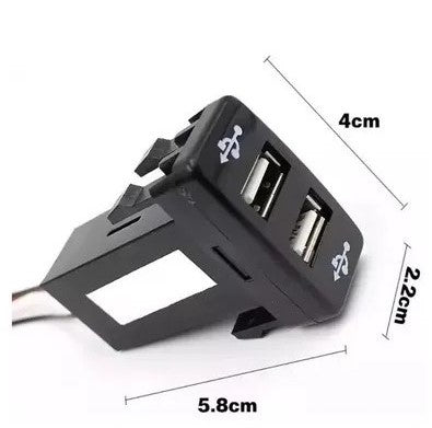 Cargador TOYOTA -2015 Doble USB