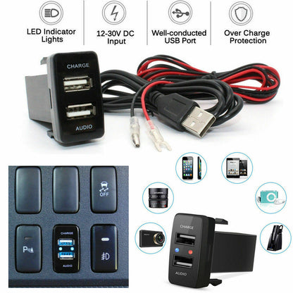 Cargador USB Para TOYOTA
