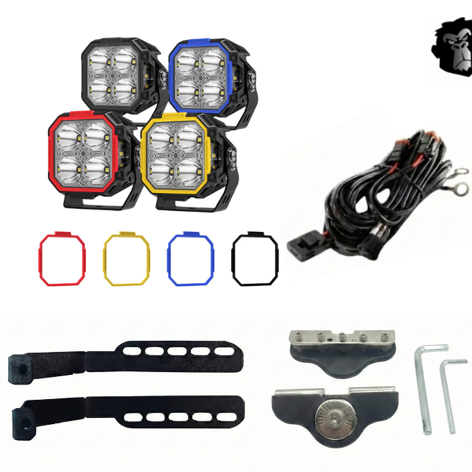  FAROS LED 3 Pulgadas 