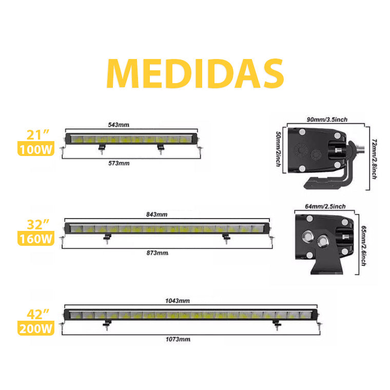 Barras LED REFLEX con DRL