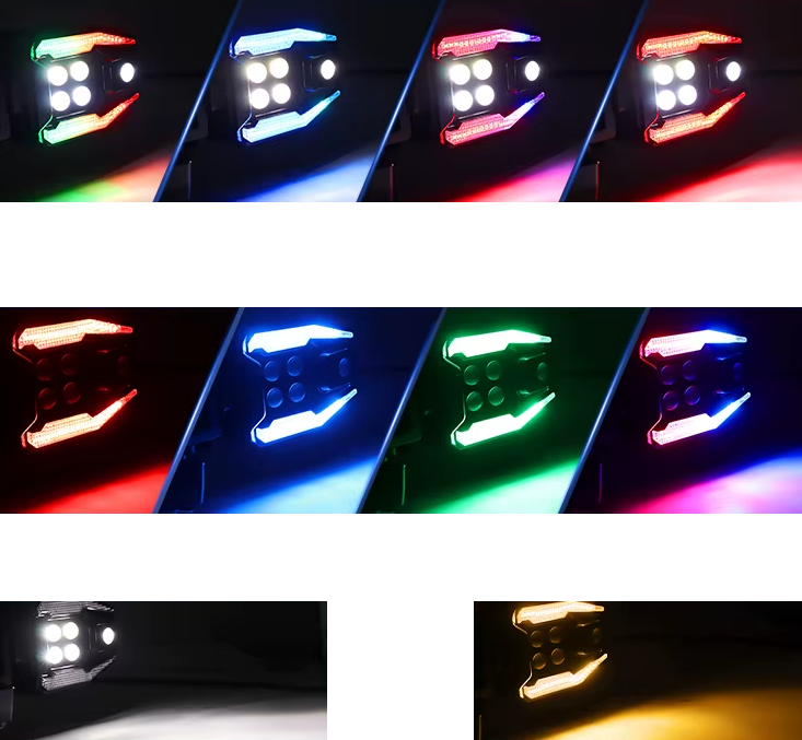 Espejos Retrovisores para UTV con LED RGB