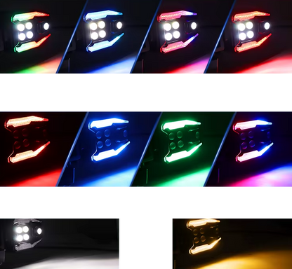 Espejos Retrovisores para UTV con LED RGB