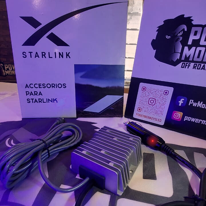 Fuente Elevadora 12V a 57V para Starlink V4 Reforzada