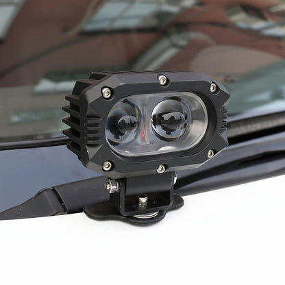 Combo Capot Par de faros LED 2,5" + Soporte para Capot + Kit Instalacion