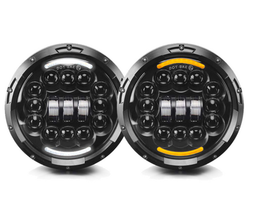 Kit Par de Faros LED delanteros Jeep Wrangler 7"