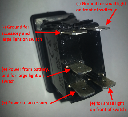 Teclas LED Universales de 2 Puntos