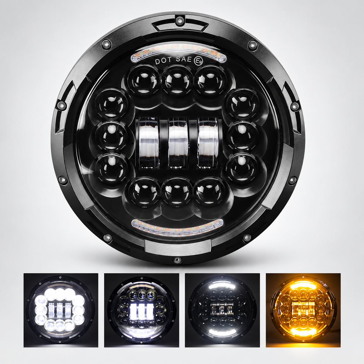 Faros LED 7" de Embutir