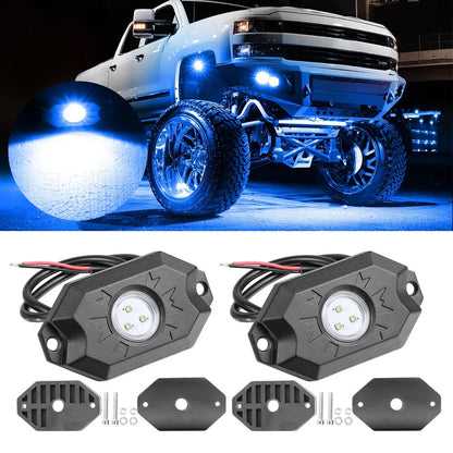 Kit ROCKLIGHT RGB - 4 faros con app Bluetooth