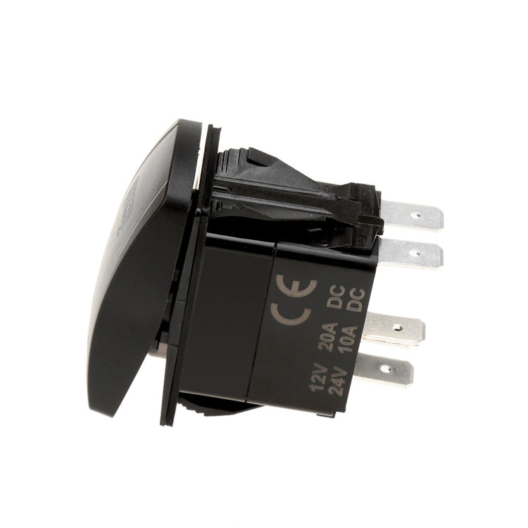 Teclas LED Universales de 5 pines (ON-OFF) para accesorios 12V/24V. Diseño sellado, retroiluminación y calidad Premium. Ideal para barras LED, malacates, Antenas y 4x4.