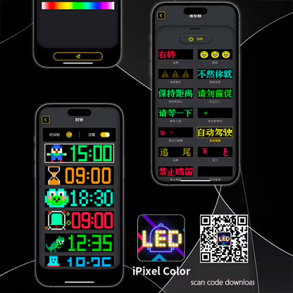 Cartel LED Doble - Flexible, Programable, Ojitos, Para Auto, Camion o Negocio
