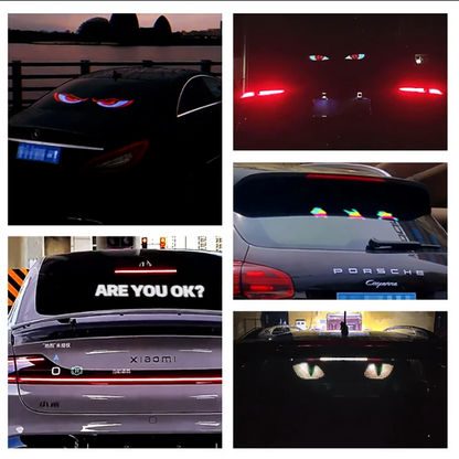 Cartel LED Simple - Flexible, Programable, Ojitos, Para Auto, Camion o Negocio