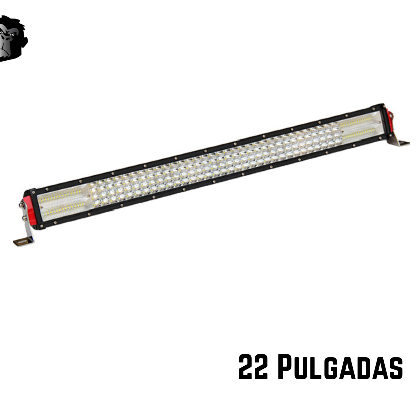 Barra LED 12D Recta Gran Alcance y Dispersión