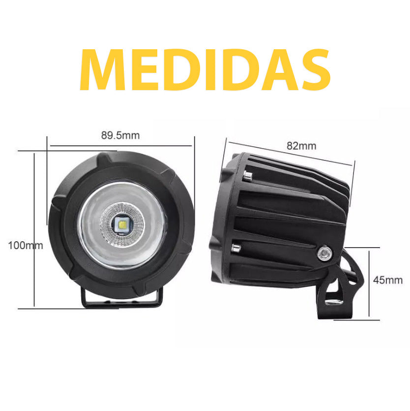 Faro LED 3.5" Spot Redondo