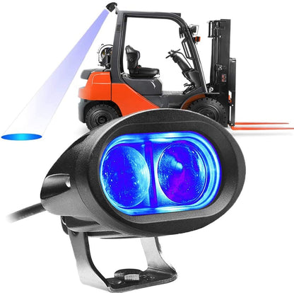 Faro LED Luz AZUL Para Autoelevador
