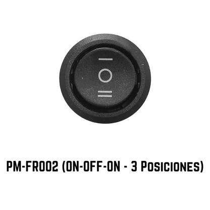 Teclas LED REDONDAS On-Off vs 3 Posiciones