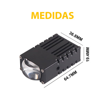 Proyector BI LED GR1 Luz Blanca y Ámbar