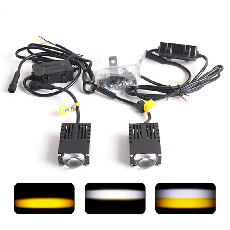 Proyector BI LED GR1 Luz Blanca y Ámbar