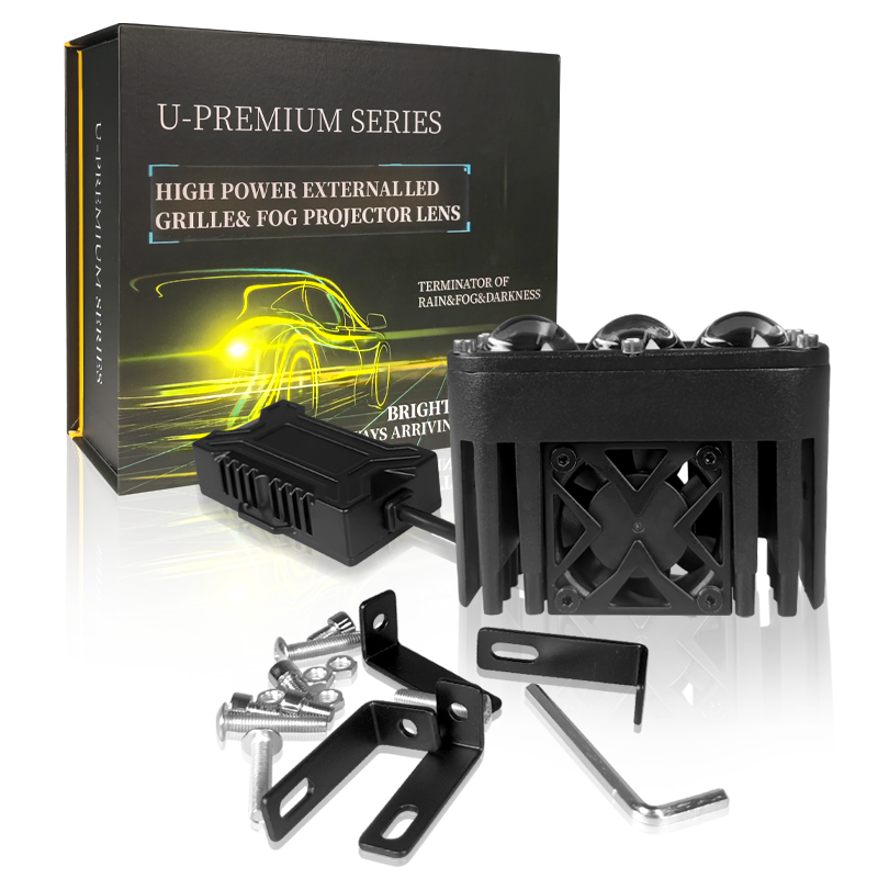 Proyector BI LED GR3PRO Luz Blanca y Ámbar