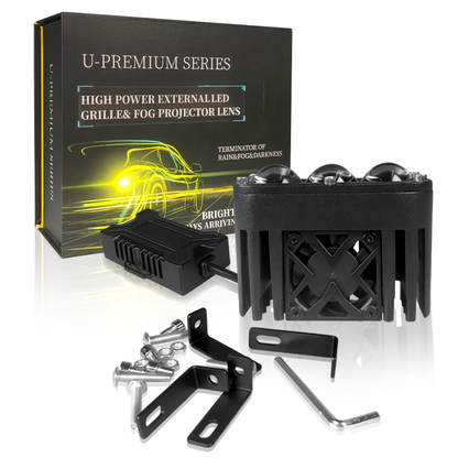 Proyector BI LED GR3PRO Luz Blanca y Ámbar