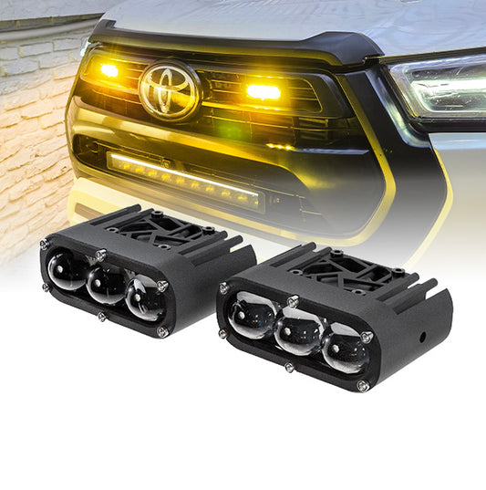 Proyector BI LED GR3PRO Luz Blanca y Ámbar