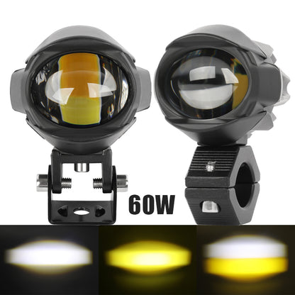 Faro Auxiliar MOTO Proyector Bi LED 2" Alta y Baja con cableado